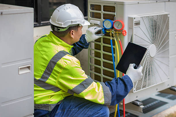 Professional Hvac technician working in Milton, PA